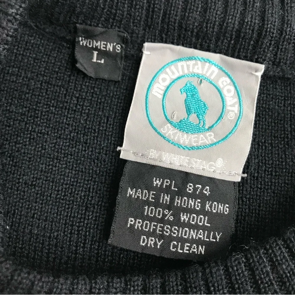 Mountain Goat Skiwear Vintage Wool Sweater by White Stag M - Picture 6 of 9